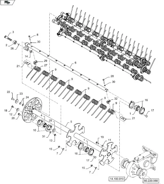 47494794 - балка мотовила