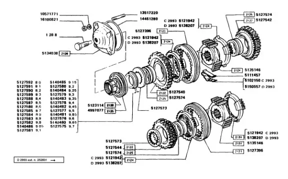 5127544 - Ведомое зубчатое колесо
